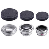3in1 Fisheye Clip On Universal Smartphone Camera Lens Kit