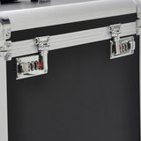 Byootique Black Lockable Rolling Makeup Case with Drawers