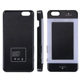 iPhone 6/6s Plus External Battery Case Pack Built-in LED Black